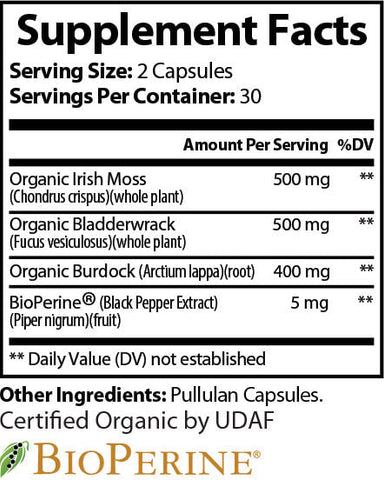 Bio Summit - Irish Sea Moss with Black Pepper - Regular Price $84.99